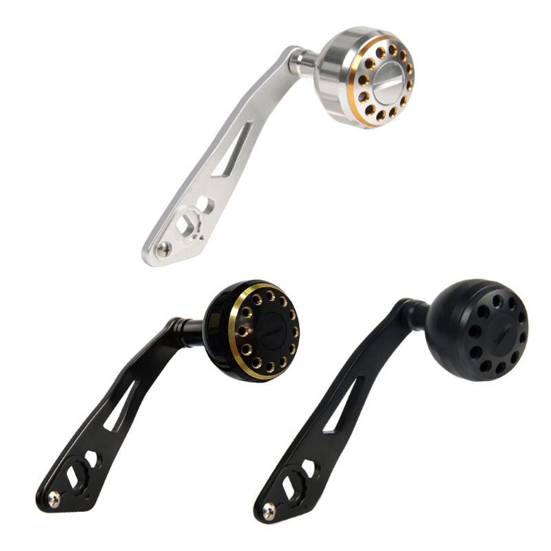 Reel Spare Spool - Angelrollen-Griff: Power-Griff aus Metall für Baitcasting,
