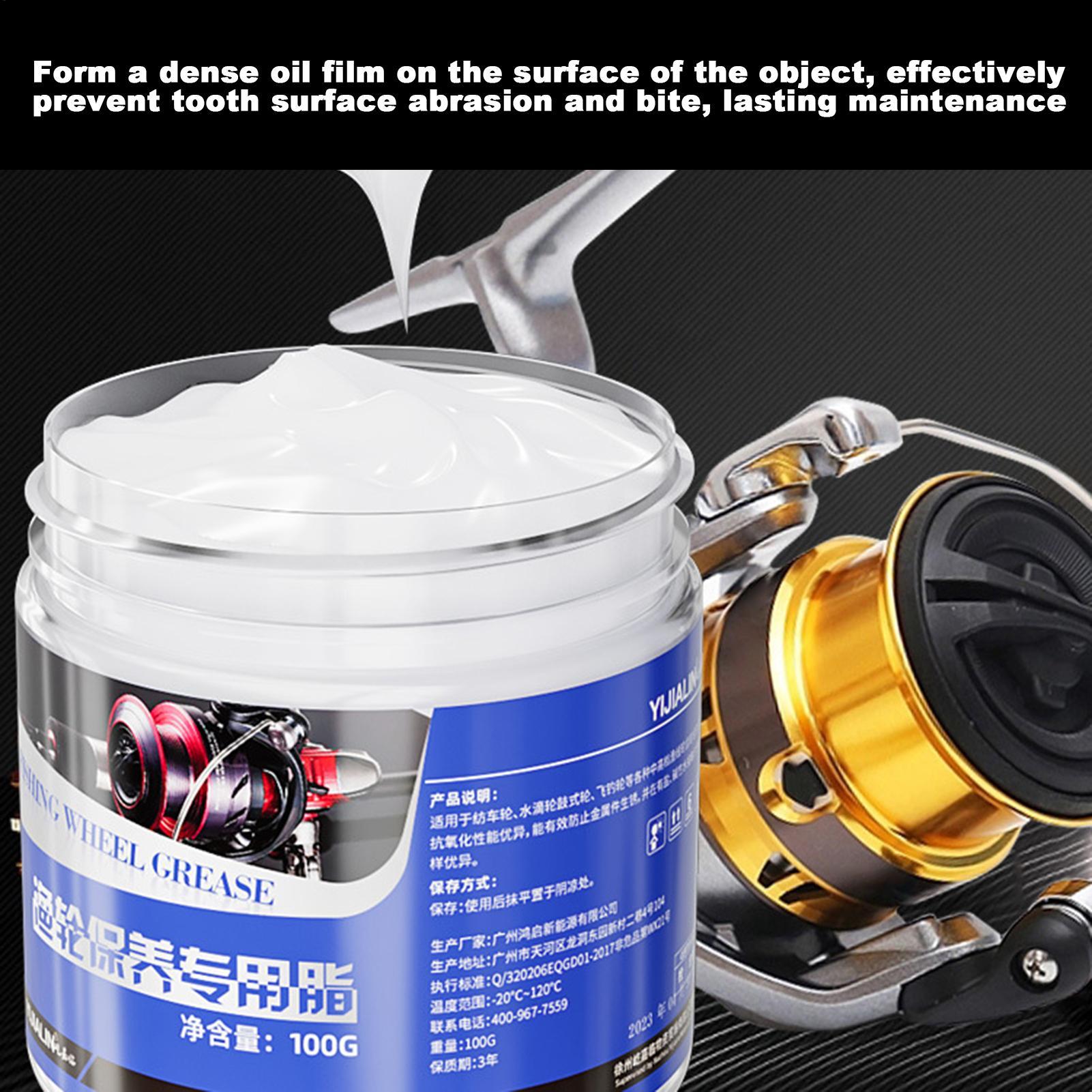 Fly Reel - 100g Angelrollen-Wartungsöl und -Fett, Lager-Schmiermittel, Getriebeschutzfett,