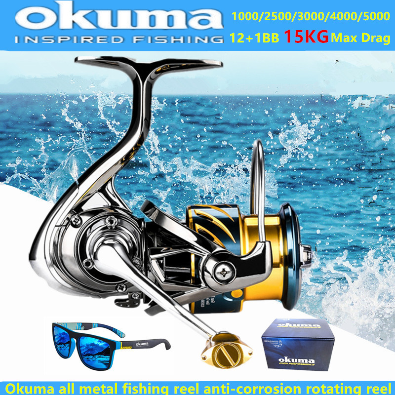 Okuma Vollmetall-Angelrolle 12 – Trolling Reel Bewertung und Preis
