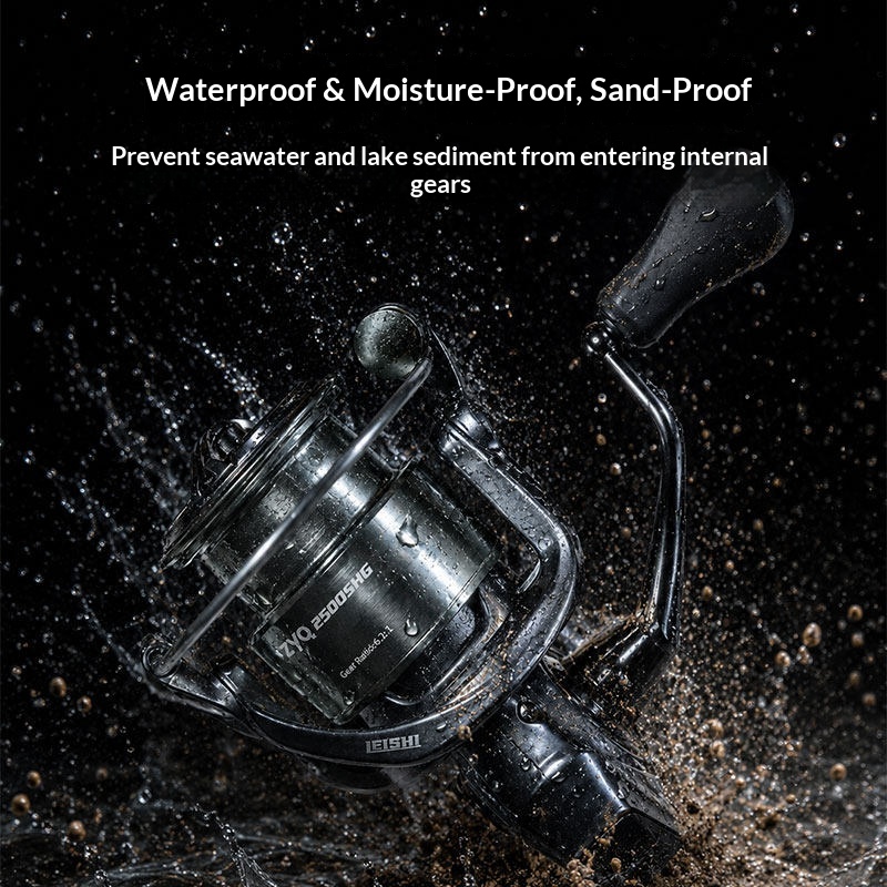 Leishi Zyq Spinnrolle 2500 mit – Trolling Reel Bewertung und Preis