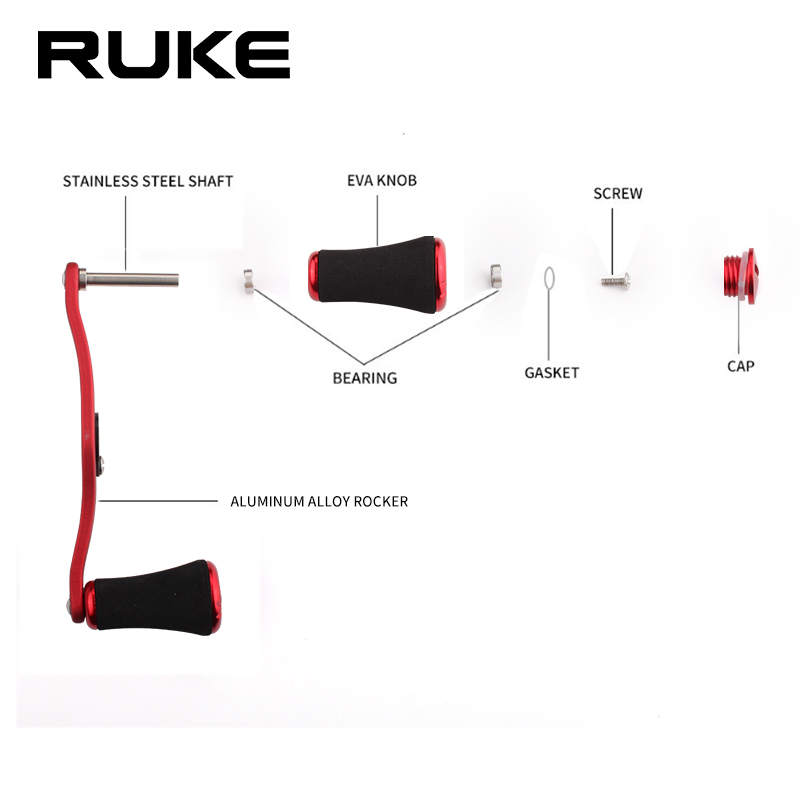 RUKE Neue Angelrolle Legierung – Reel Drag Knob Bewertung und Preis