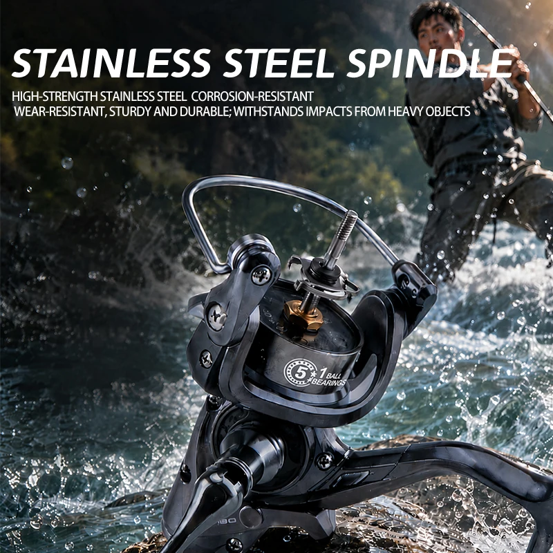 DEUKIO Kompakte Spinnrolle mit – Trolling Reel Bewertung und Preis